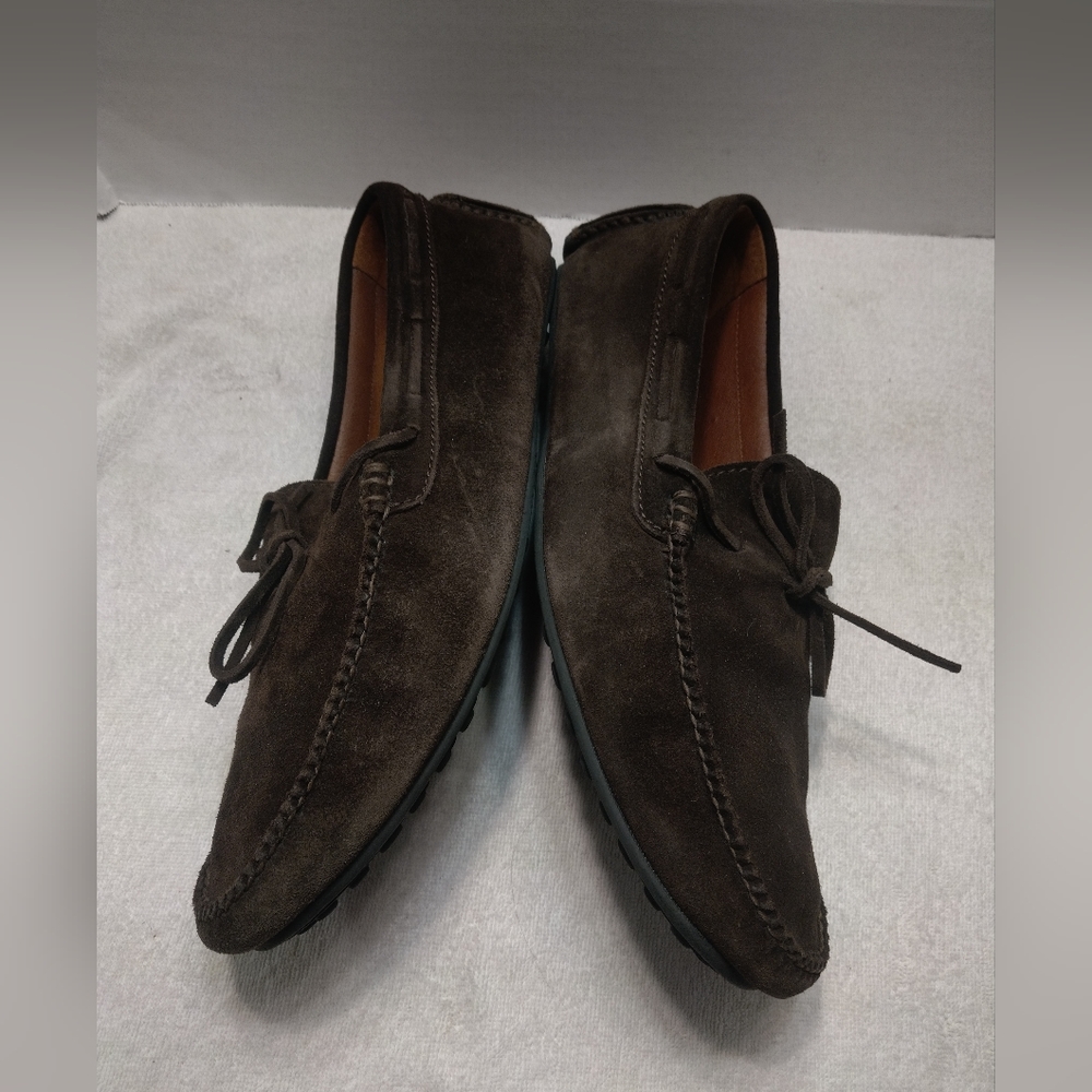 FRYE Allen moccasine suede #12 - Picture 4 of 11